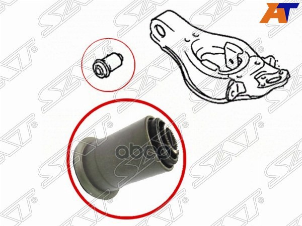 Сайлентблок рычага Toyota Crown 87-99 Sat арт. ST-48654-30030