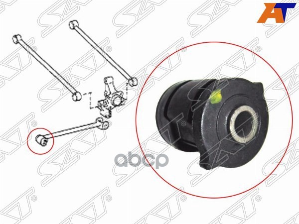 Сайлентблок рычага Lexus RX 97-06 / Toyota Caldina 92-02 Sat арт. ST-48725-12460