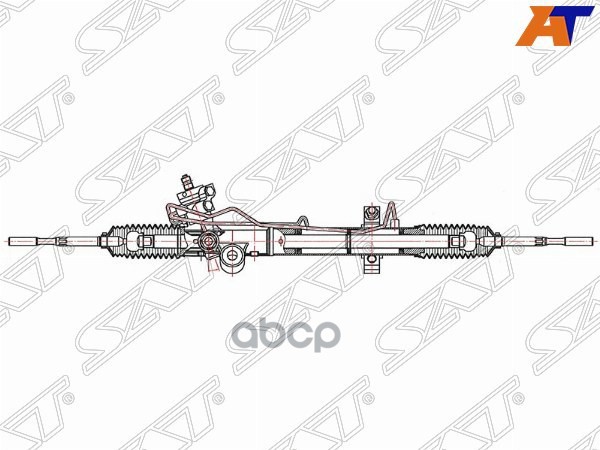 Рейка рулевая Nissan Murano 02-16 Sat арт. ST-49001-CA000