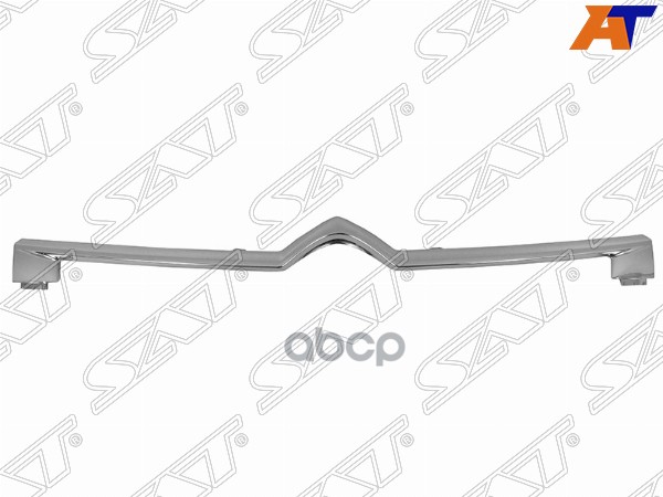 Молдинг бампера Citroen Berlingo 08-16 (Спереди/ Сверху) Sat арт. ST-50-0009