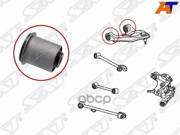 Сайлентблок рычага Honda Accord 08-13 / Acura TSX 08-14 Sat арт. ST-52510-TL0-E01B