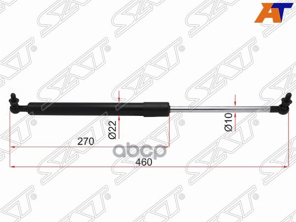 Амортизатор капота Toyota Land Cruiser (J100) 98-07 / Lexus LX 98-07 / Toyota Land Cruiser Cygnus 98 Sat арт. ST-53440-69025