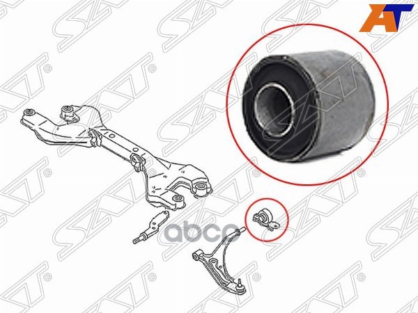 Сайлентблок рычага Nissan Primera 90-02 / Bluebird 96-01 Sat арт. ST-54500-01E05B