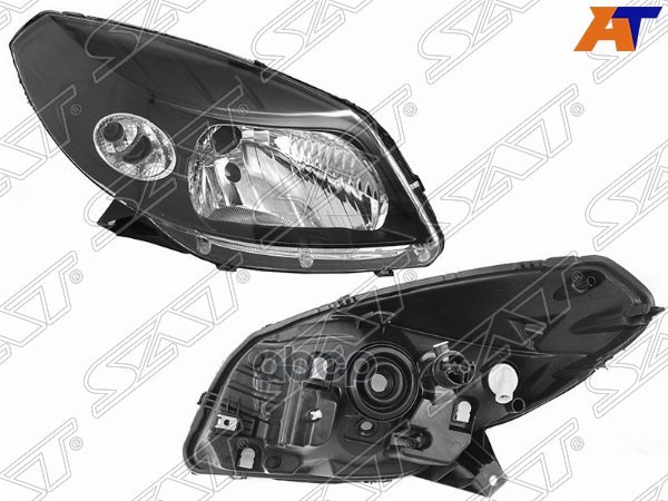 Фара Renault Sandero Stepway 10-14 (Справа/ Галоген/ Ручная регулировка) Sat арт. ST-551-1170R