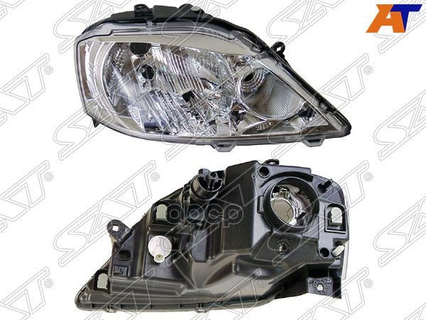 Фара Renault Logan 09-16 (Справа/ Галоген/ Ручная регулировка) Sat арт. ST-551-11L1R