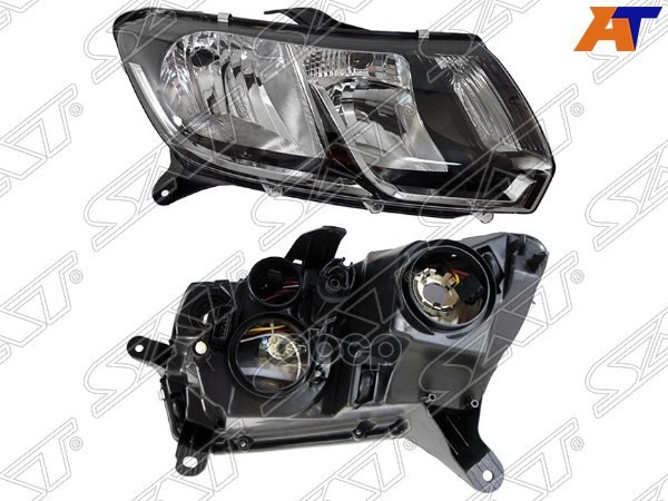 Фара LADA Largus 21- / Renault Logan 14-18 (Справа/ Галоген/ Ручная регулировка) Sat арт. ST-551-11L5R