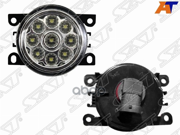 Фара противотуманная (Справа=Слева/ LED) Ford Focus 04-19 / Renault Logan 04-22 Sat арт. ST-551-2007DN