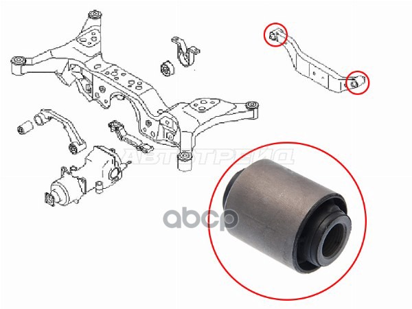 Сайлентблок рычага Nissan Serena 99-05 Sat арт. ST-55120-4N000