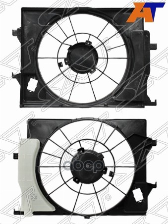 Диффузор радиатора HYUNDAI ACCENT/SOLARIS/KIA RIO 17- Sat арт. ST-59-0048