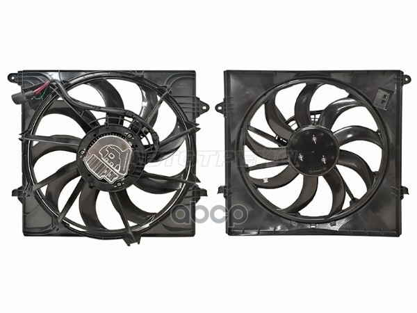 Диффузор радиатора в сборе HYUNDAI SANTA FE 2,2D 18- Sat арт. ST-59-0055