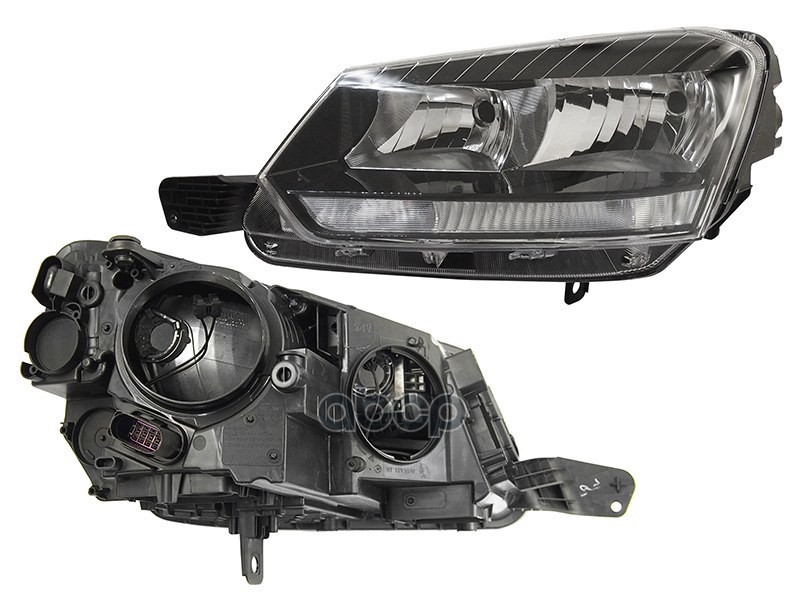 Фара Skoda Yeti 13-18 (Слева/ Галоген/ С электрокорректором) Sat арт. ST-665-1129L