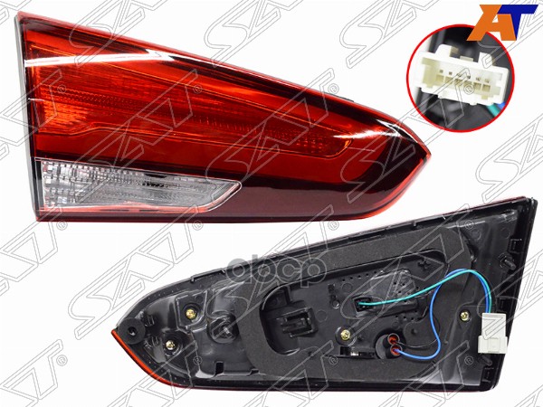 Фонарь в крышку багажника Kia Cerato 16-20 (Слева/ LED) Sat арт. ST-73-0014