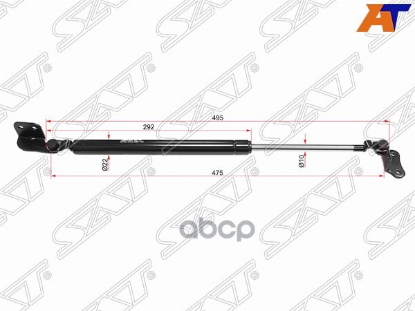 Амортизатор капота Hyundai Terracan 01-07 (Справа) Sat арт. ST-81160-H1000