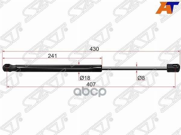 Амортизатор крышки багажника Kia Ceed 06-12 (Справа=Слева) Sat арт. ST-817701H010