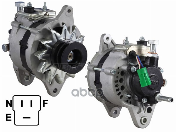 Генератор TOYOTA DYNA 100/150 84-95/HIACE/HI-LUX 2.4D 12V 50A 84-89 2L/3L 2РУЧЬЯ (ВАКУУМНИК СЗАДИ) Sat арт. ST-85-0027