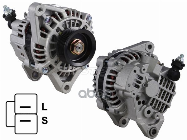 Генератор NISSAN ALMERA 96-00/PRIMERA 90-02/SUNNY 90-95 2.0 90-95 SR20DE 12V 80A Sat арт. ST-85-0032