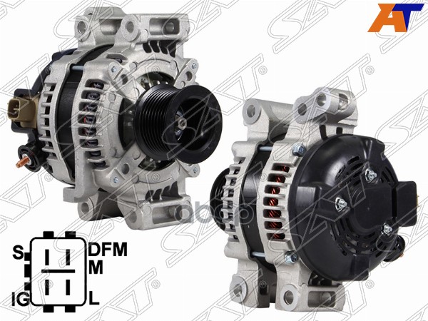 Генератор TOYOTA LAND CRUISER 200 4.5D 07- 1VDFTV VDJ200 12V 150A Sat арт. ST-85-0069