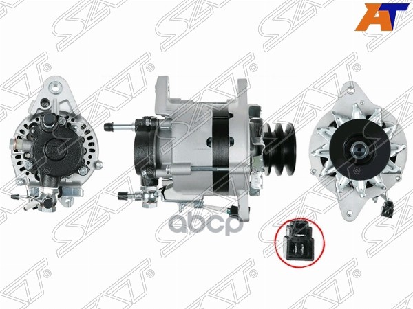 Генератор TOYOTA DYNA 100/150 2.4D 87-88/HIACE 87-95/HI-LUX 2.4D RN/LN/YN 12V 55A 88-05 2L/3L Sat арт. ST-85-0098