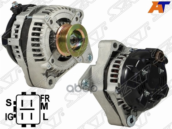 Генератор LEXUS GX/LX470 4.7/TOYOTA 4RUNNER/LAND CRUISER/TUNDRA 4.7 03-09 2UZFE 12V 140A Sat арт. ST-85-0101
