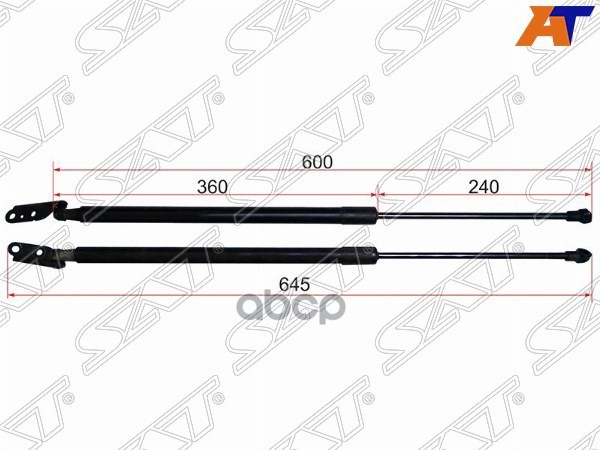 Амортизатор крышки багажника Nissan X-Trail 07-15 (Слева) Sat арт. ST-90451-JG400