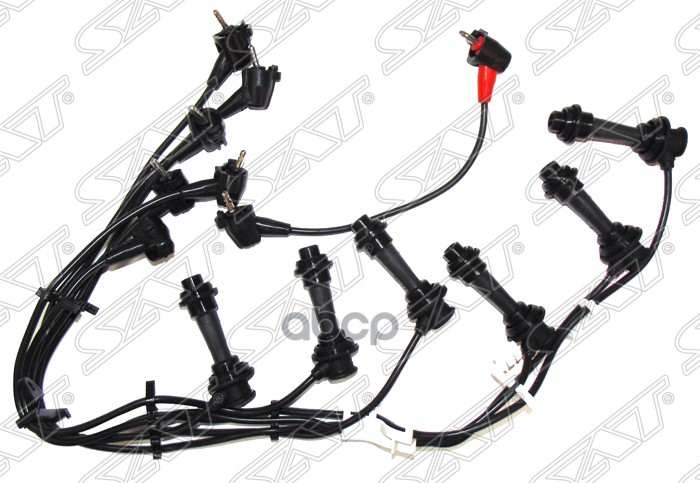 Провода высоковольтные TOYOTA MARK2/CHASER 92-96 1-2JZGE (кругл. резин.) Sat арт. ST-90919-21561