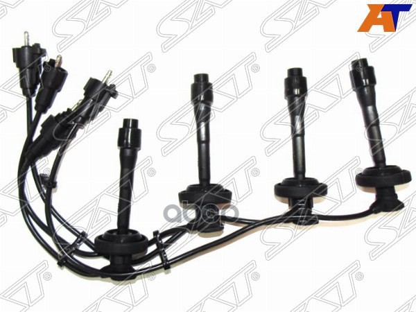 Провода высоковольтные Toyota Corolla (E110) 95-01 / Vista 98-03 1ZZFE (Круглое основание) Sat арт. ST-90919-22393
