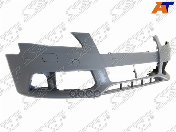 Бампер передний Audi A4 08-12 (Под омыватели фар/ С отверстием под крюк) Sat арт. ST-AU27-000-0