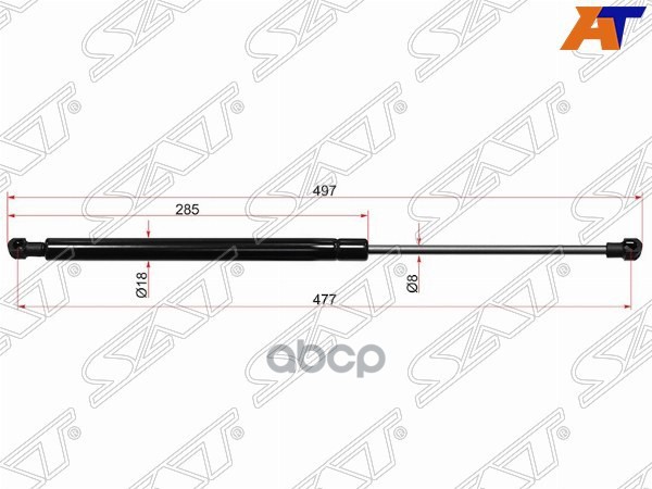 Амортизатор крышки багажника Land Rover Discovery 04-17 (Справа=Слева) Sat арт. ST-BHE780012