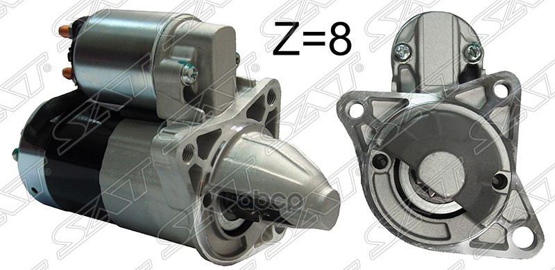 Стартер Kia Rio 00-05 / Spectra 00-11 (1 kW/ Z=8/ (восстановленный)) Sat арт. ST-BPD4-18-400A