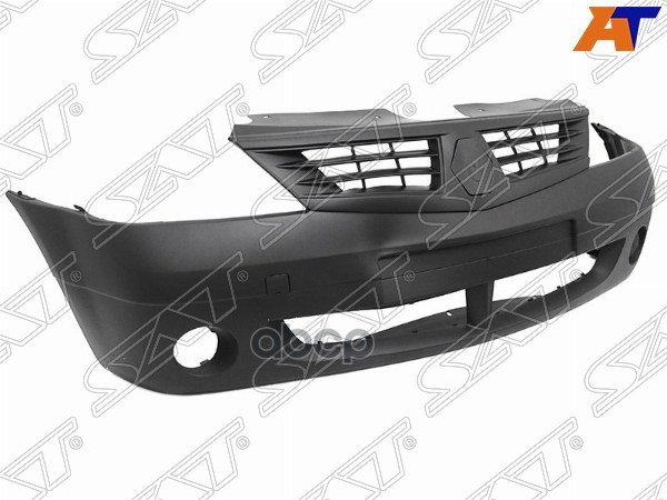 Бампер Передний Renault Logan 04-09 (Под Птф/ С Отверстием Под Крюк) Sat арт. ST-DC01-000-E0