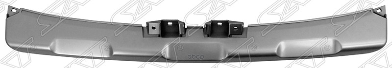 Накладка бампера Renault Sandero Stepway 14-18 (Спереди/ серая) Sat арт. ST-DC32-000M-A0