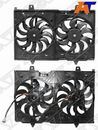 Диффузор Nissan X-Trail 07-15 / Rogue 07-14 Sat арт. ST-DT07-200-0