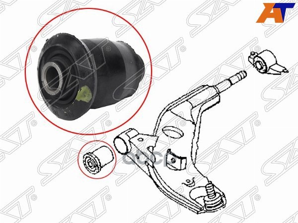 Сайлентблок рычага Kia Clarus 98-01 / Mazda 626 92-02 Sat арт. ST-GA2B-34-470