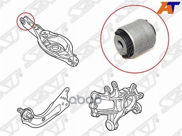 Сайлентблок рычага Mazda 3 13-19 / 6 12- Sat арт. ST-GHP9-28-350B