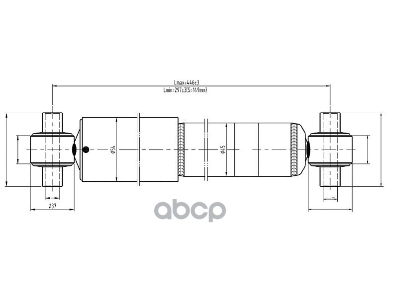 Амортизатор Mazda 6 02-08 / 6 MPS 05-07 (Сзади/ Справа=Слева) Sat арт. ST-GJ6A-28-700