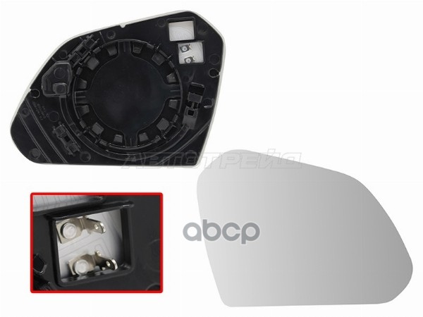 Полотно зеркала Hyundai Sonata 14-19 (Справа/ Обогрев) Sat арт. ST-HN26-940G-1