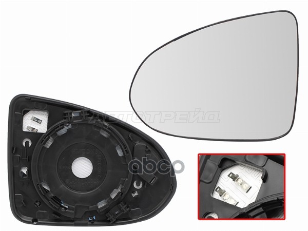 Полотно зеркала Hyundai Sonata 19-23 (Слева/ Обогрев) Sat арт. ST-HN27-940G-2