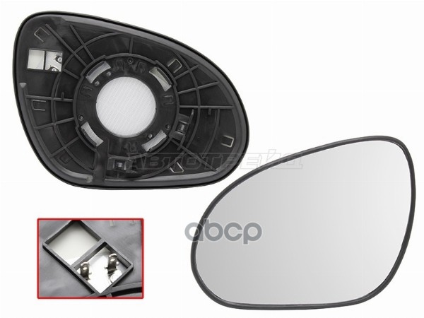 Полотно зеркала Hyundai Elantra 06-12 (Слева/ Обогрев) Sat арт. ST-HN28-940G-2