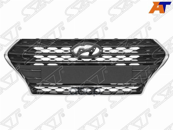 Решетка радиатора Hyundai Solaris 17-20 / Accent 17-22 Sat арт. ST-HNS2-093-0