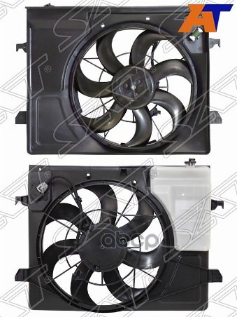 Диффузор радиатора в сборе KIA CERATO 09- Sat арт. ST-KA44-201-0