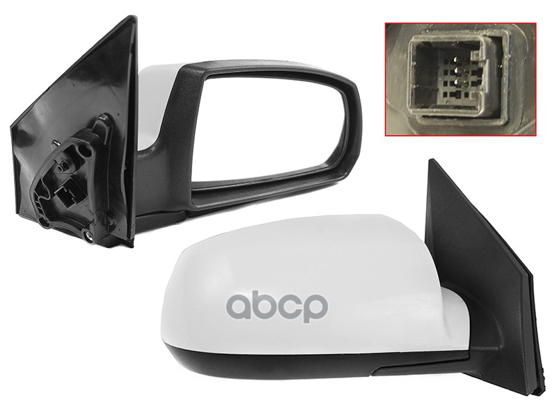 Зеркало Kia Rio 05-09 (Справа/ Обогрев/ Регулировка/ 5 контактов) Sat арт. ST-KA46-940-1