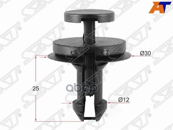 Клипса обшивки капота GM (Продажа по 10шт) Sat арт. ST-KE-224