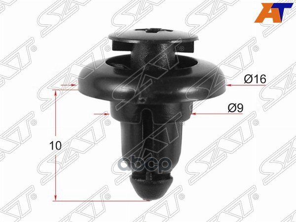 Клипса защиты бампера GM/SUZUKI (Продажа по 10шт) Sat арт. ST-M10043