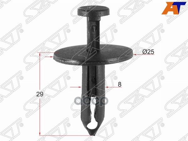 Клипса защиты бампера FORD (Продажа по 10шт) Sat арт. ST-M10769