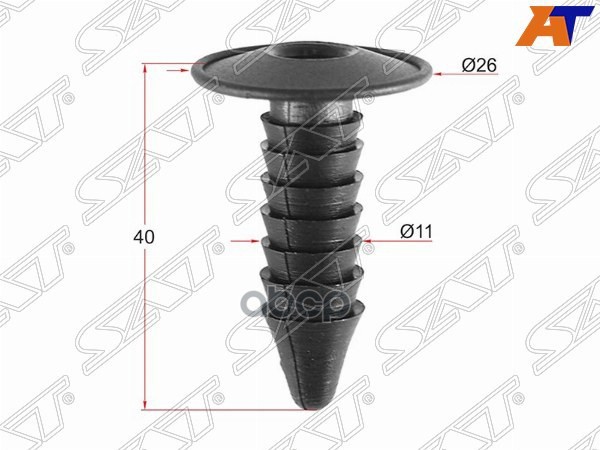 Клипса (обшивки капота GM (Продажа по 10шт)) Sat арт. ST-M10895