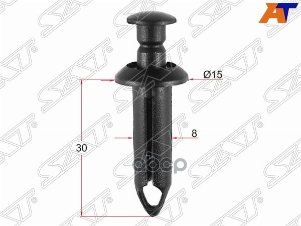 Клипса защиты бампера GM (Продажа по 10шт) Sat арт. ST-M10948