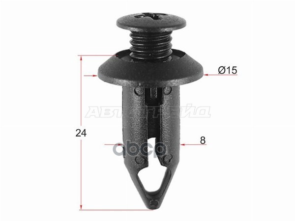 Клипса (защиты бампера GM/FORD/DAEWOO (Продажа по 10шт)) Sat арт. ST-M10954