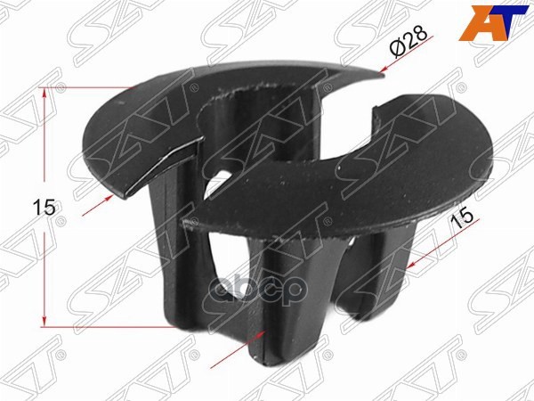 Клипса обшивки капота GM (Продажа по 10шт) Sat арт. ST-M10974