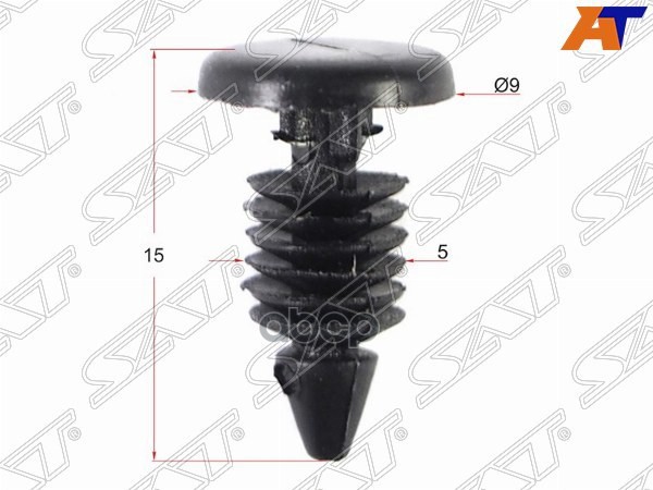 Клипса (обшивки капота CHRYSLER/VAG/GM/FORD (Продажа по 10шт)) Sat арт. ST-M11138