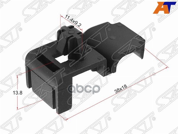 Клипса (трубки эл. проводки (Продажа по 10шт)) Sat арт. ST-M11499